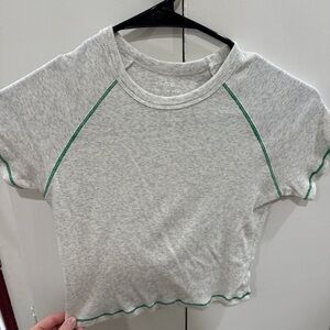 OGL Heather Gray Ribbed T-Shirt